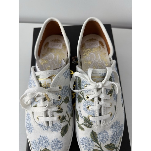 NEW Keds X Rifle Paper Co Women\'s Eco Vintage‎ D\'Orsay Shoes Size 6.5